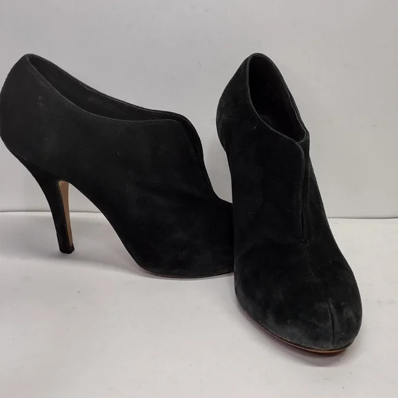 Black Suede Aldo "Tallo Shooties" l Stiletto l Size 8.5 l Genuine Leather - Picture 3 of 12